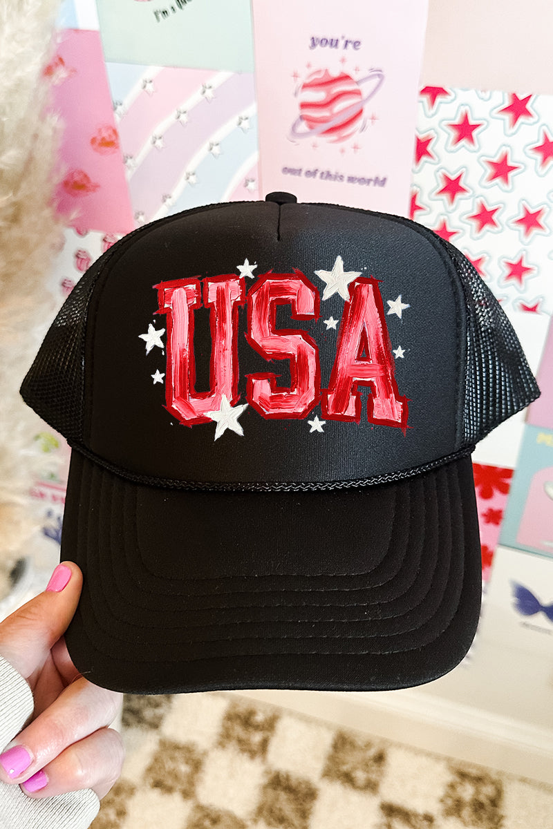 Painted Patriotism Otto Foam Front Trucker Hat