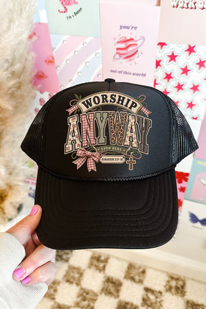 Worship Anyway Otto Foam Front Trucker Hat