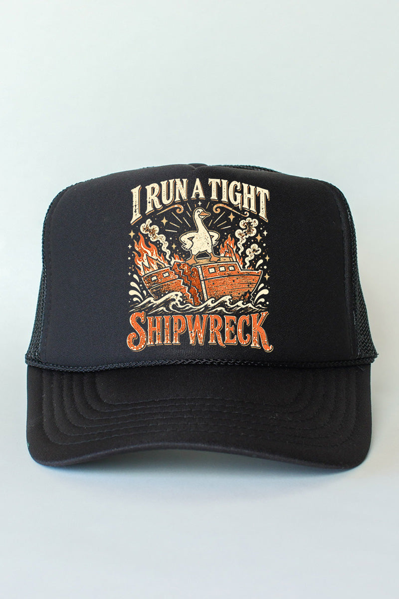 Tight Shipwreck Goose Otto Foam Front Trucker Hat