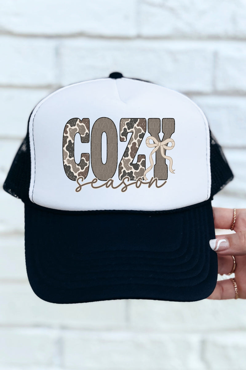 Camo Cozy Season Otto Foam Front Trucker Hat