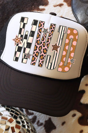 WWJD Pattern Pop Otto Foam Front Trucker Hat