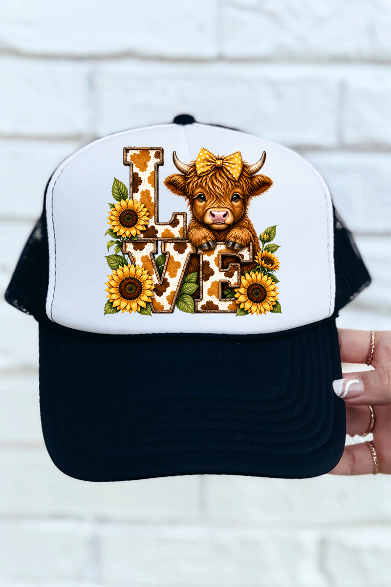 Little Highland Love Otto Foam Front Trucker Hat