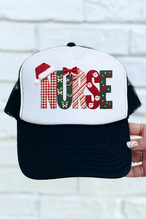 North Pole Nurse Otto Foam Front Trucker Hat