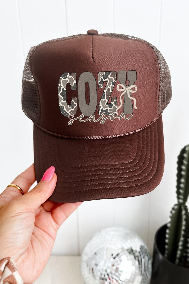 Camo Cozy Season Otto Foam Front Trucker Hat