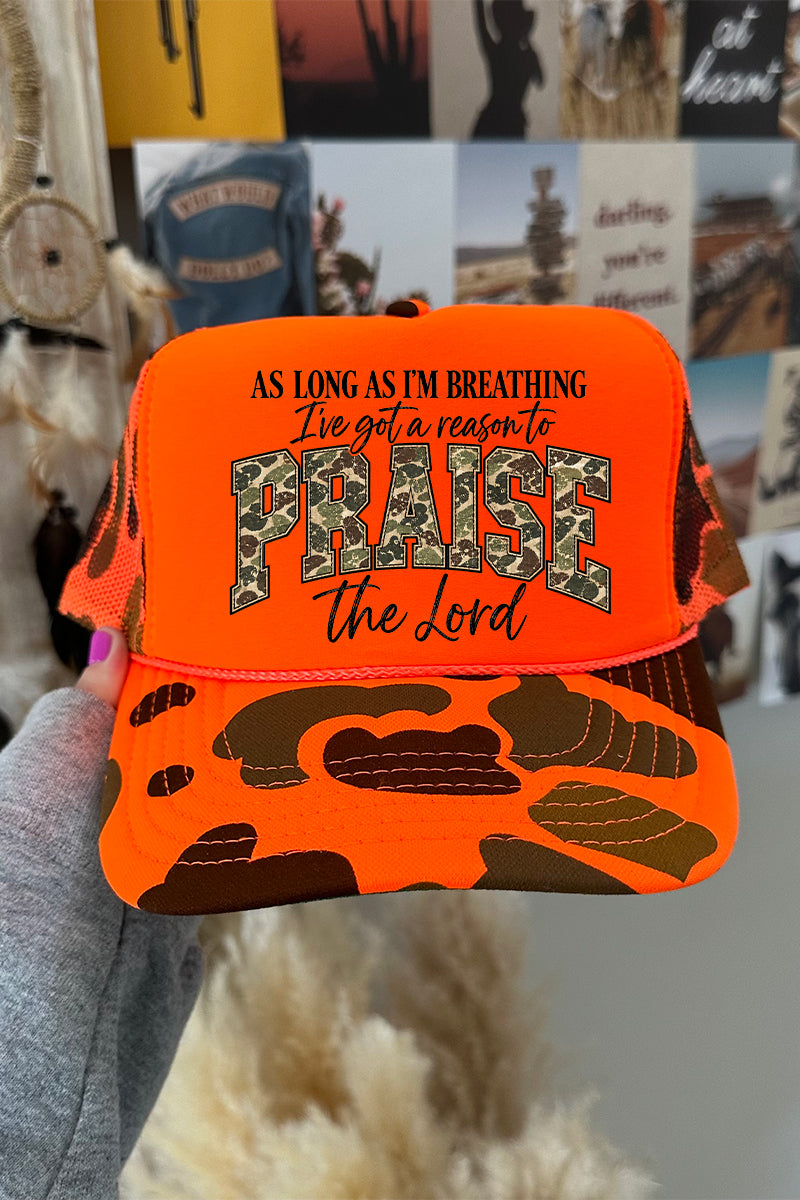 Camo Praise Otto Foam Front Trucker Hat