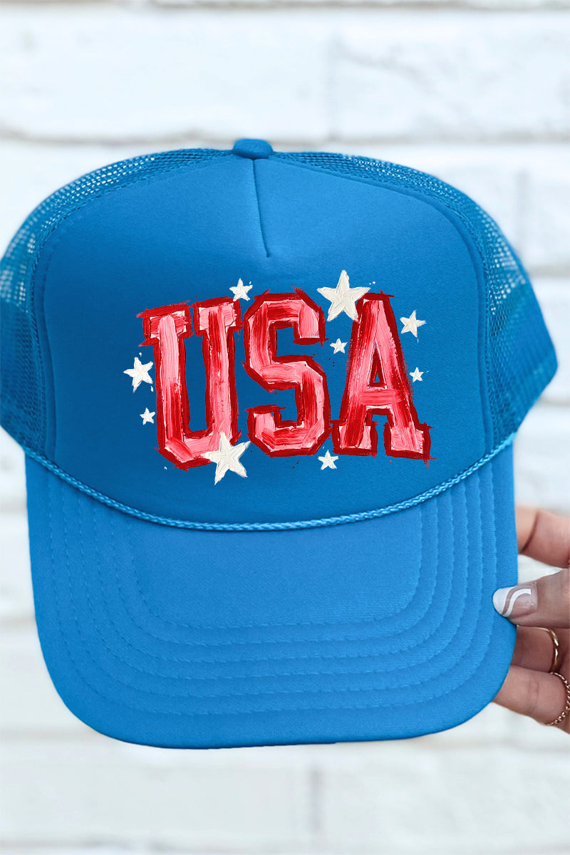 Painted Patriotism Otto Foam Front Trucker Hat