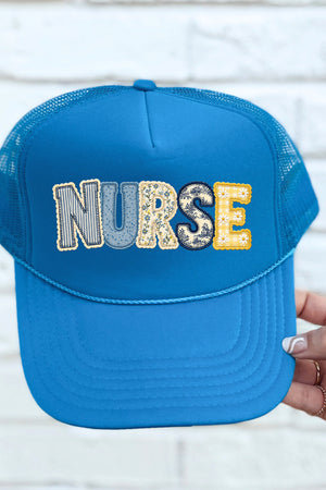 Blue Meadow Nurse Otto Foam Front Trucker Hat
