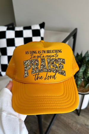 Camo Praise Otto Foam Front Trucker Hat