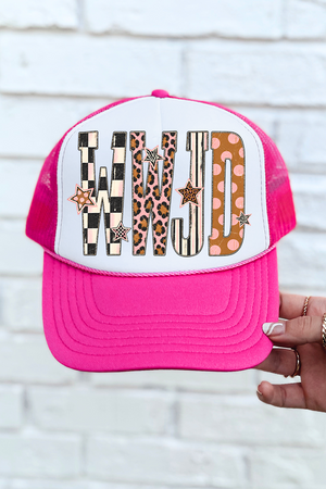 WWJD Pattern Pop Otto Foam Front Trucker Hat