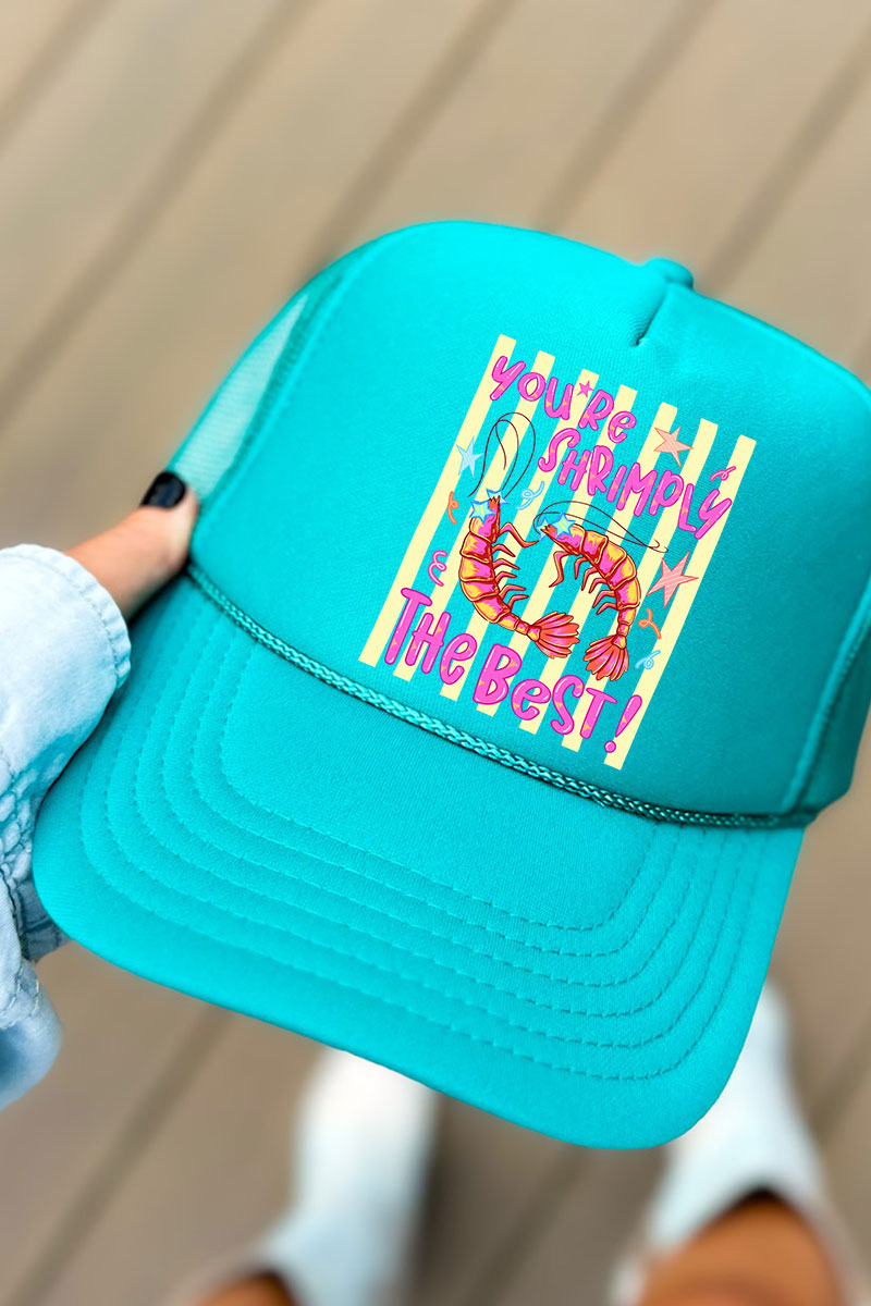 Shrimply The Best Otto Foam Front Trucker Hat