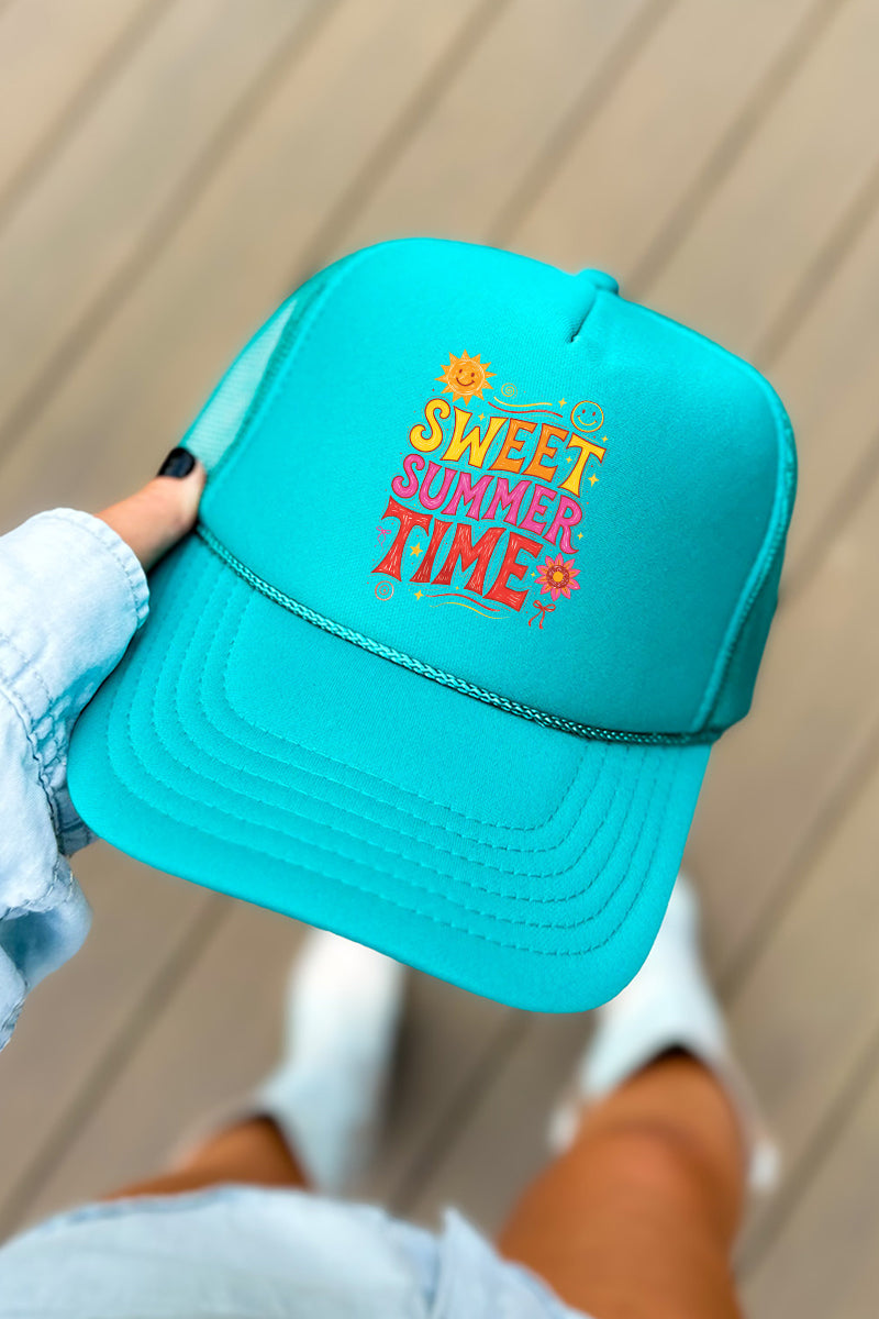 Golden Glow Sweet Summer Time Otto Foam Front Trucker Hat