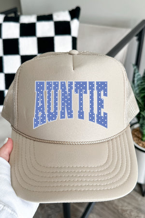 Blue Dot Auntie Otto Foam Front Trucker Hat
