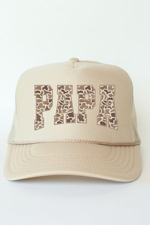 Personalized Father's Day Camo Edition Otto Foam Front Trucker Hat