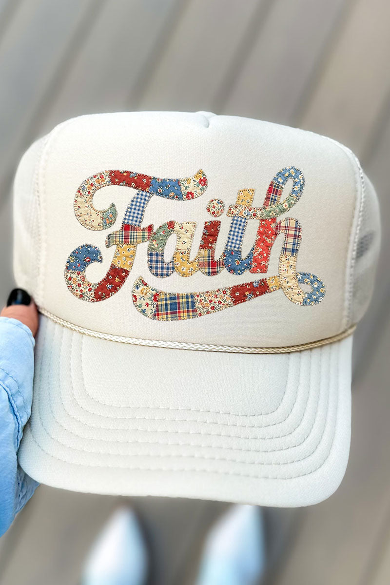Faith Sewn Sweet Otto Foam Front Trucker Hat