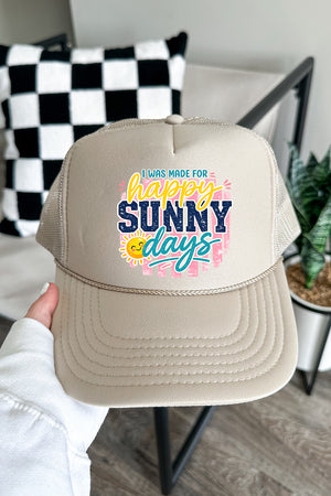 Made For Sunny Days Otto Foam Front Trucker Hat