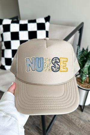 Blue Meadow Nurse Otto Foam Front Trucker Hat