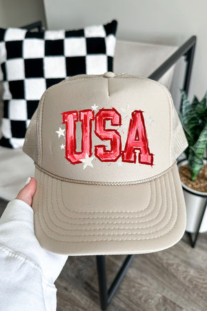 Painted Patriotism Otto Foam Front Trucker Hat