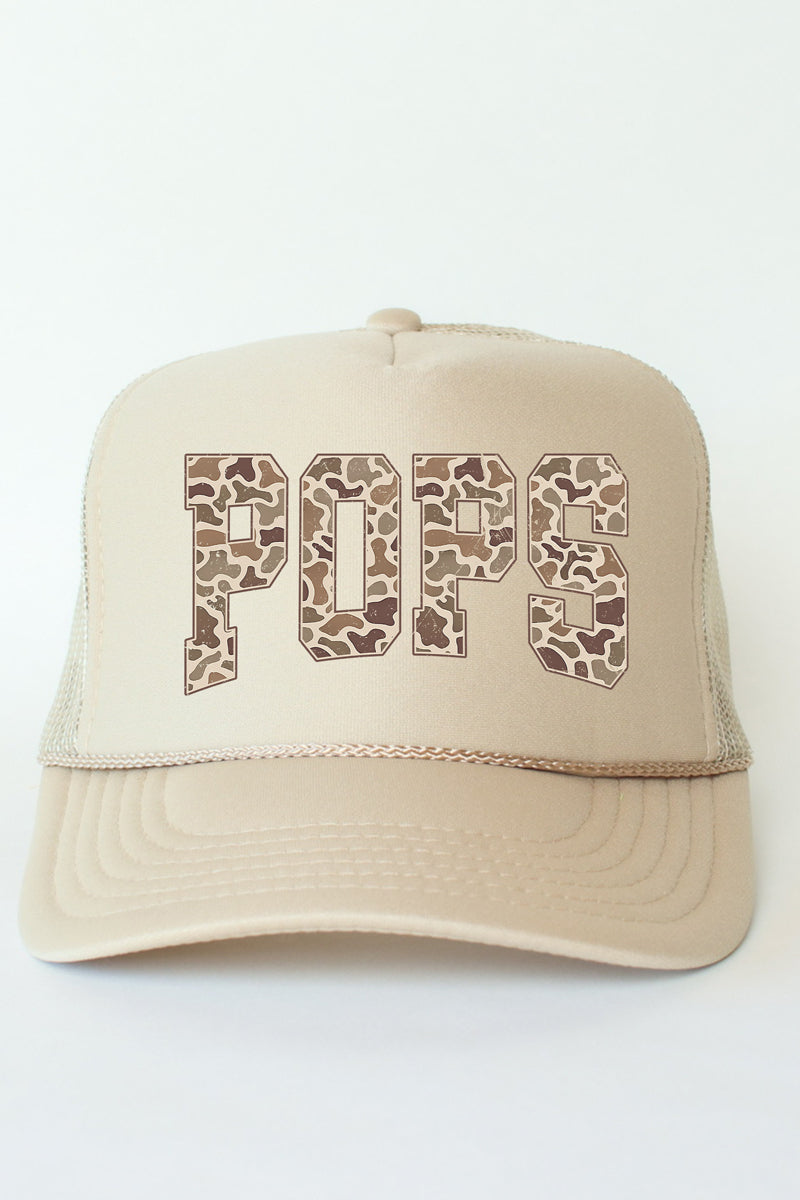 Personalized Father's Day Camo Edition Otto Foam Front Trucker Hat