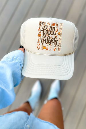 Cozy Coquette Fall Vibes Otto Foam Front Trucker Hat