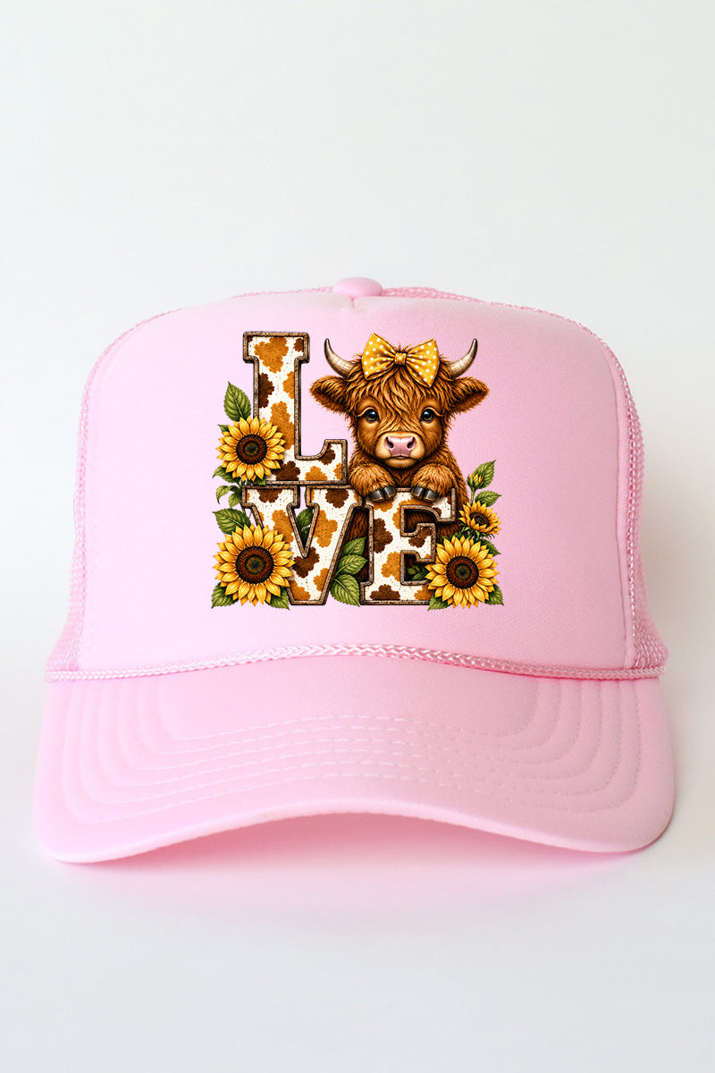 Little Highland Love Otto Foam Front Trucker Hat