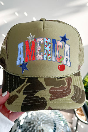 America Stitched In Tradition Otto Foam Front Trucker Hat