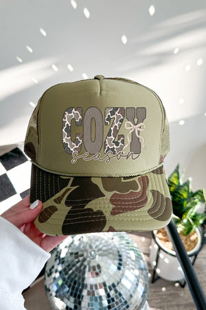 Camo Cozy Season Otto Foam Front Trucker Hat