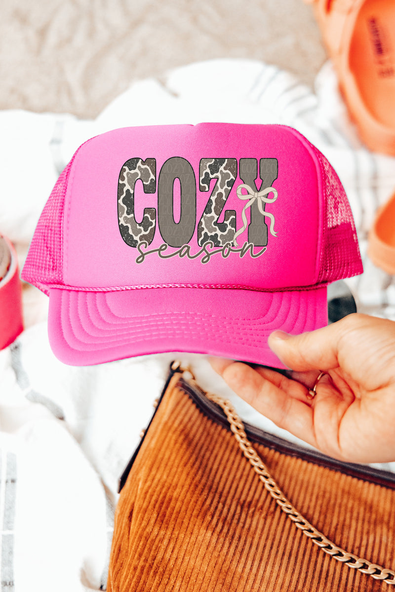 Camo Cozy Season Otto Foam Front Trucker Hat