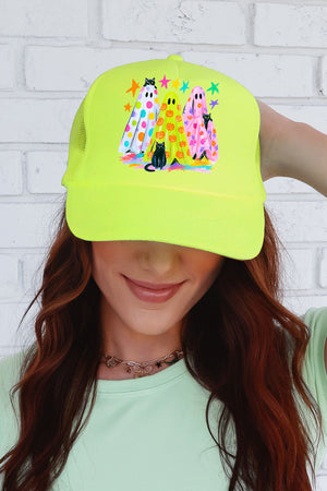 Neon Night Spirits Otto Foam Front Trucker Hat