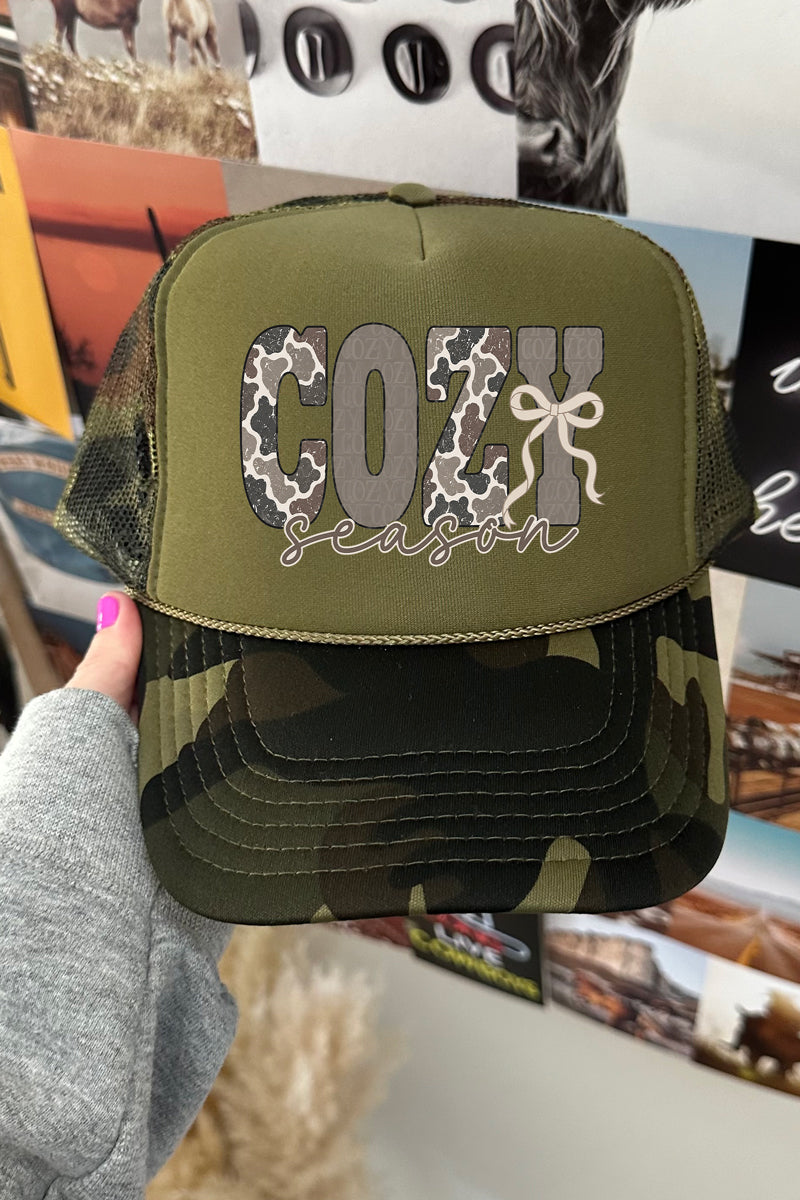 Camo Cozy Season Otto Foam Front Trucker Hat