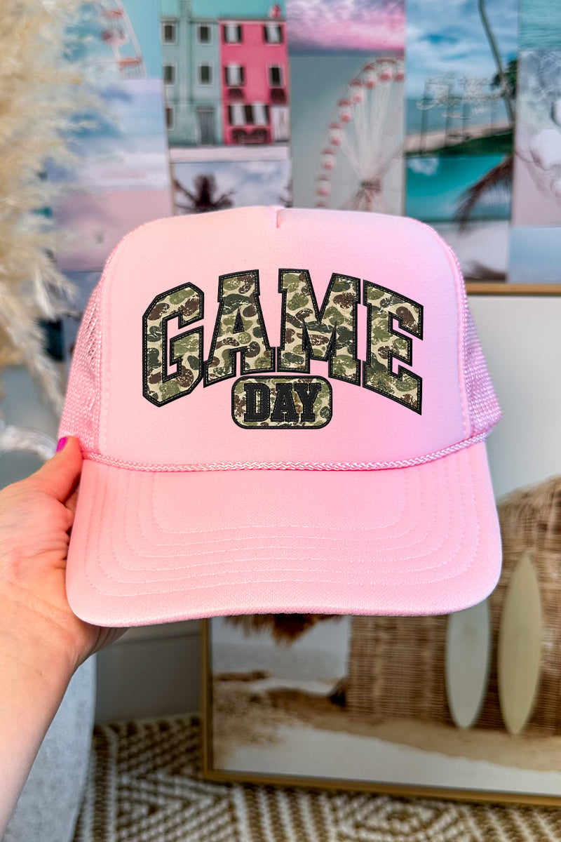 Camo Game Day Otto Foam Front Trucker Hat