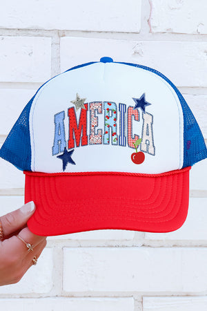 America Stitched In Tradition Otto Foam Front Trucker Hat