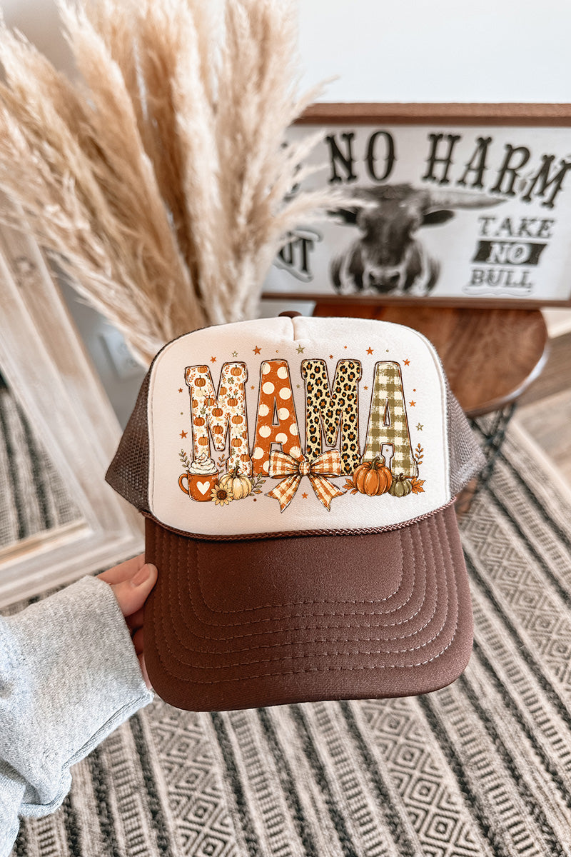 Pumpkin Spice Mama Otto Foam Front Trucker Hat