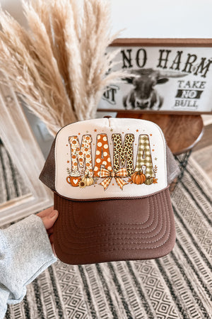 Pumpkin Spice Mama Otto Foam Front Trucker Hat