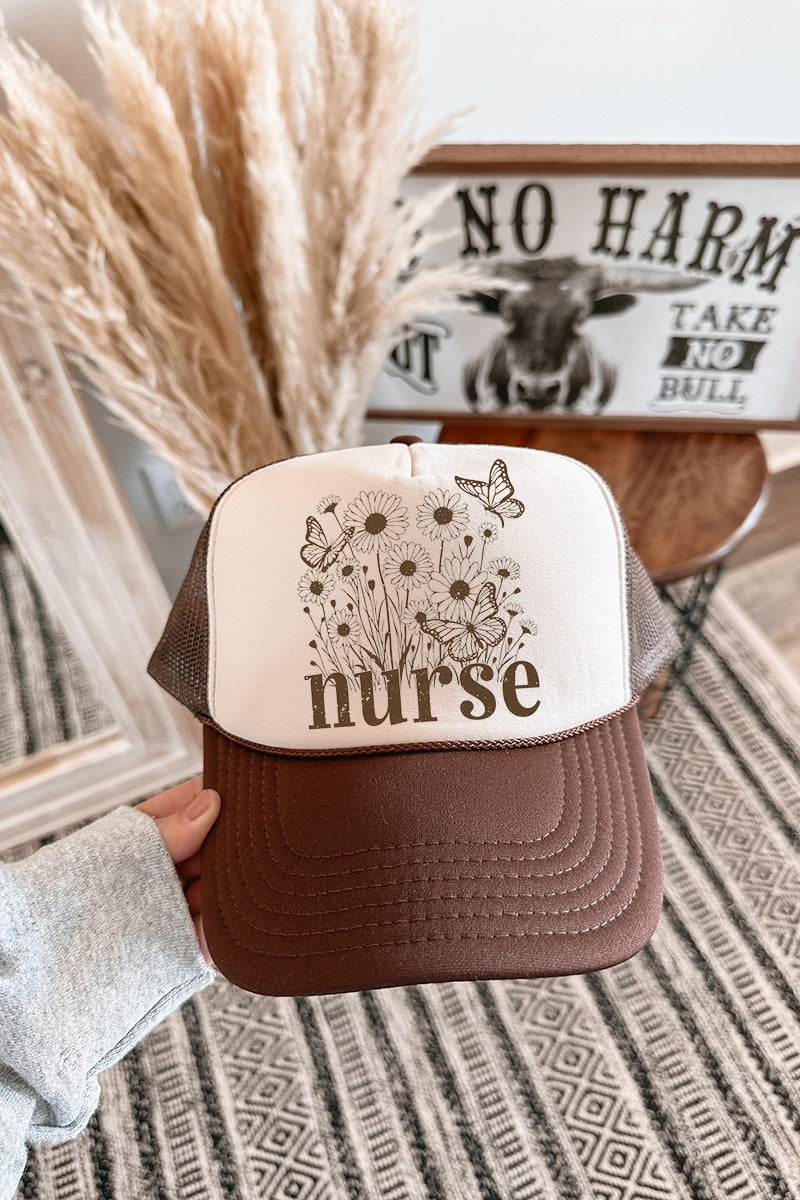 Wildflower Nurse Otto Foam Front Trucker Hat