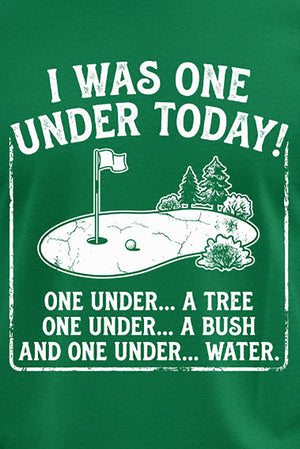One Under Today Short Sleeve Relaxed Fit T-Shirt