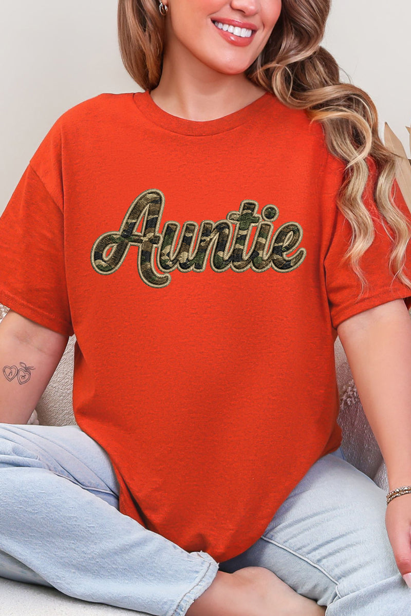 Camo Couture Auntie Short Sleeve Relaxed Fit T-Shirt