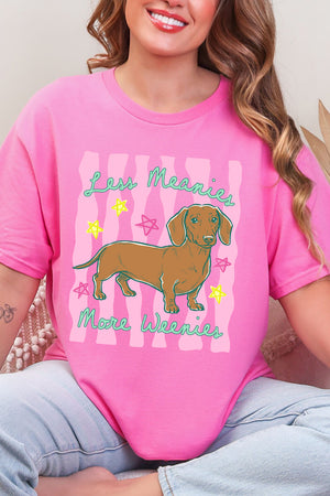 Less Meanies More Weenies Short Sleeve Relaxed Fit T-Shirt