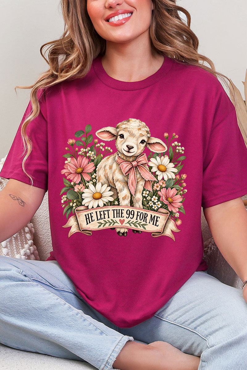 Lamb Left The 99 Short Sleeve Relaxed Fit T-Shirt
