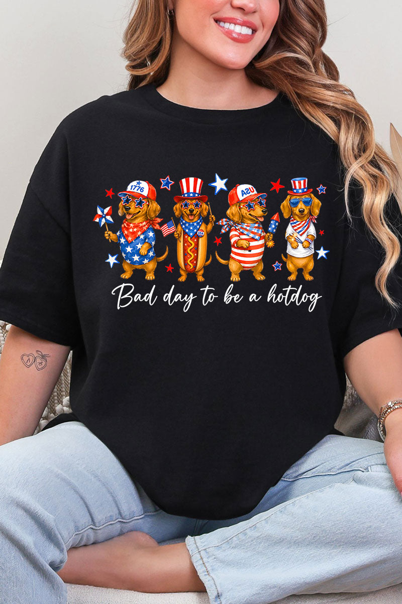 Red, White & Weiner Short Sleeve Relaxed Fit T-Shirt