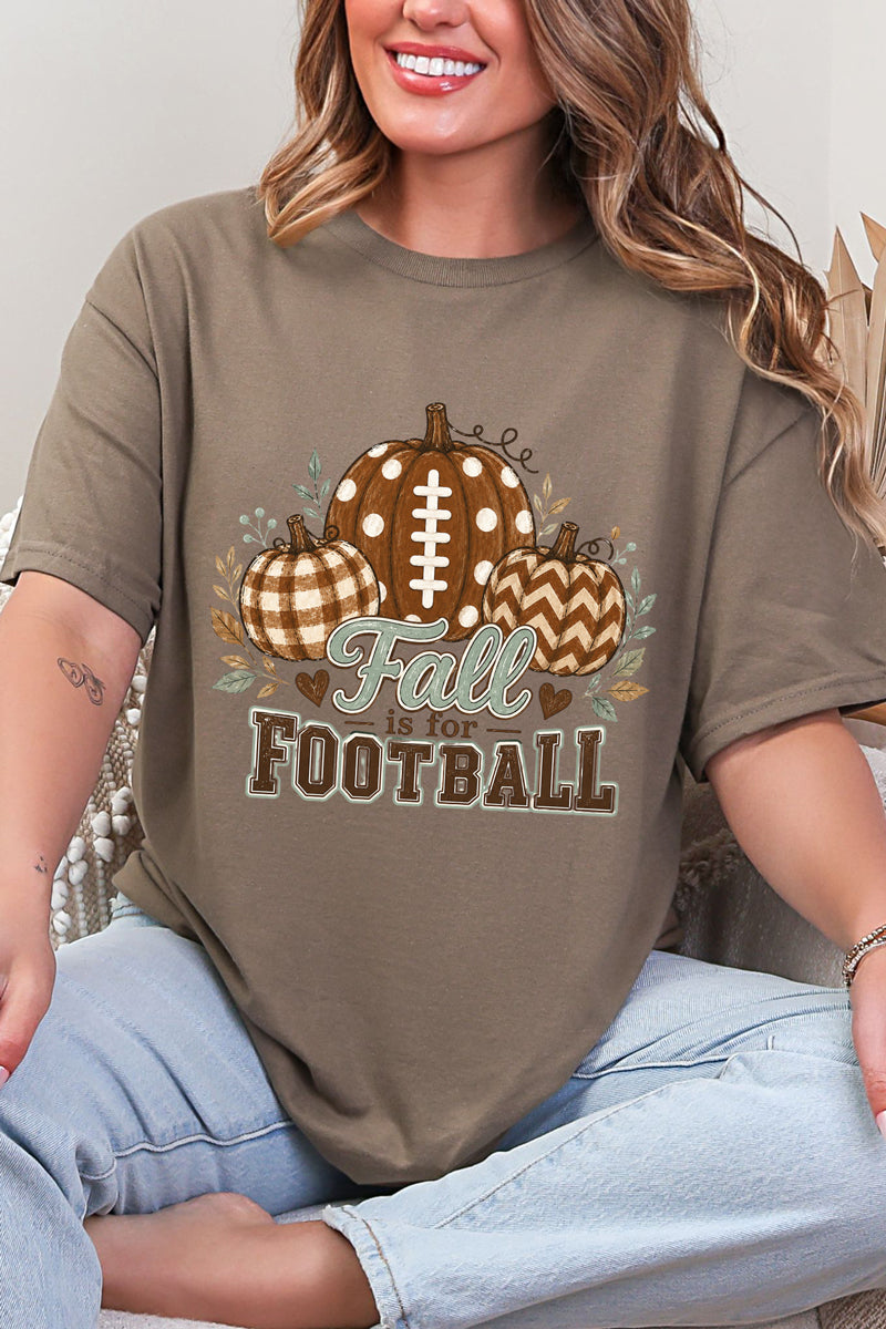 Fall Is For Football Short Sleeve Relaxed Fit T-Shirt