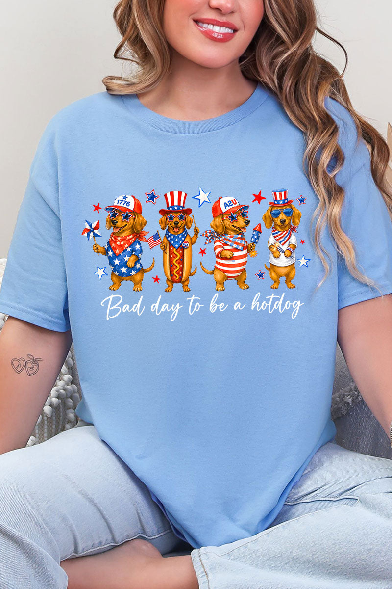 Red, White & Weiner Short Sleeve Relaxed Fit T-Shirt