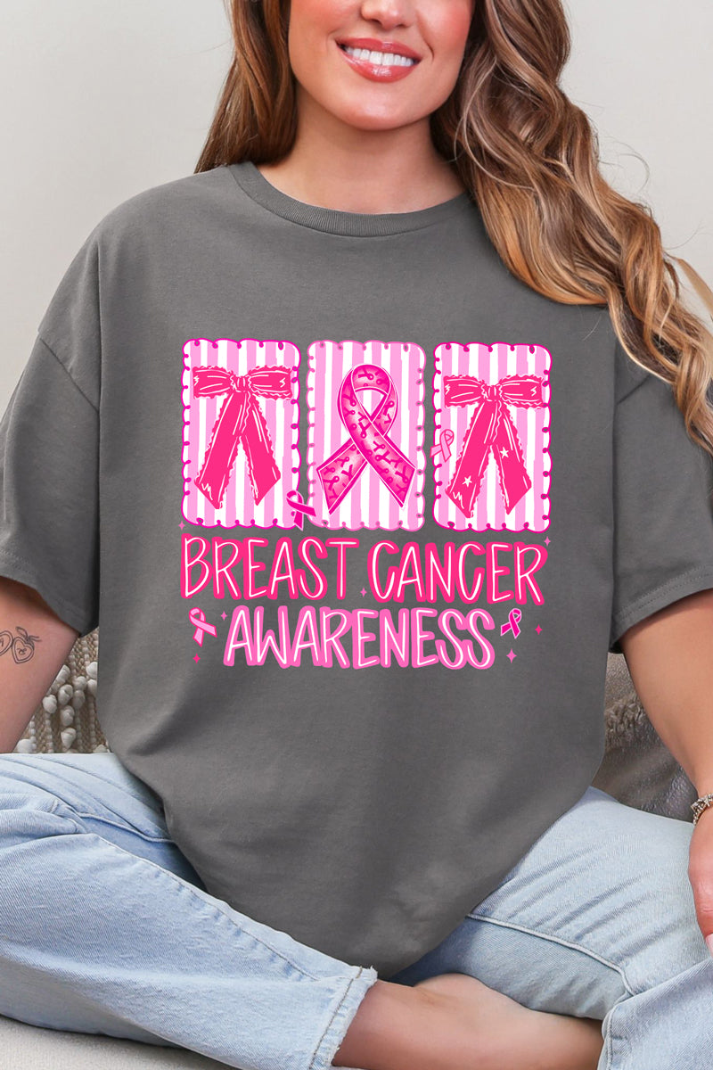 Pretty in Pink Awareness Short Sleeve Relaxed Fit T-Shirt