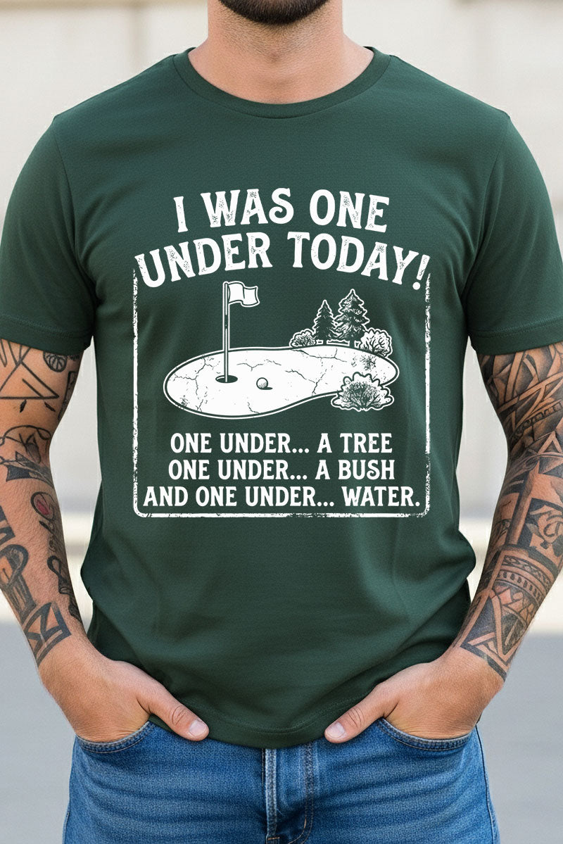 One Under Today Short Sleeve Relaxed Fit T-Shirt