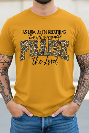 Camo Praise Short Sleeve Relaxed Fit T-Shirt