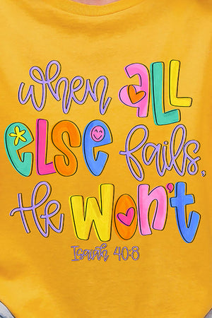 Colorful All Else Fails Short Sleeve Relaxed Fit T-Shirt