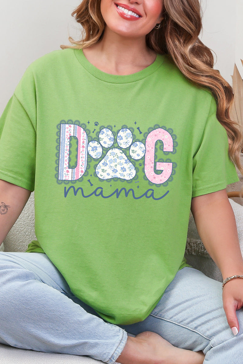 Meadow & Lace Dog Mama Short Sleeve Relaxed Fit T-Shirt