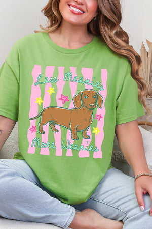 Less Meanies More Weenies Short Sleeve Relaxed Fit T-Shirt