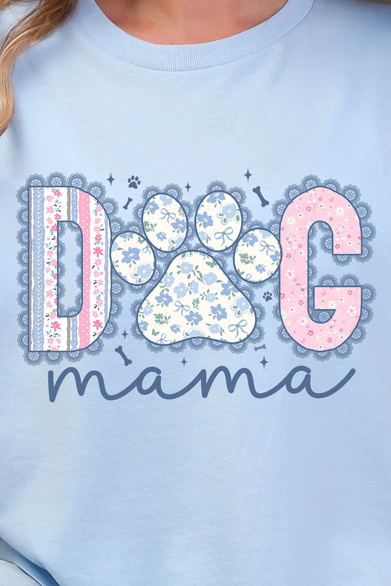 Meadow & Lace Dog Mama Short Sleeve Relaxed Fit T-Shirt