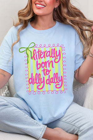 Swirls & Stripes Dilly Dally Short Sleeve Relaxed Fit T-Shirt