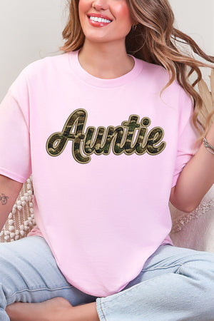 Camo Couture Auntie Short Sleeve Relaxed Fit T-Shirt
